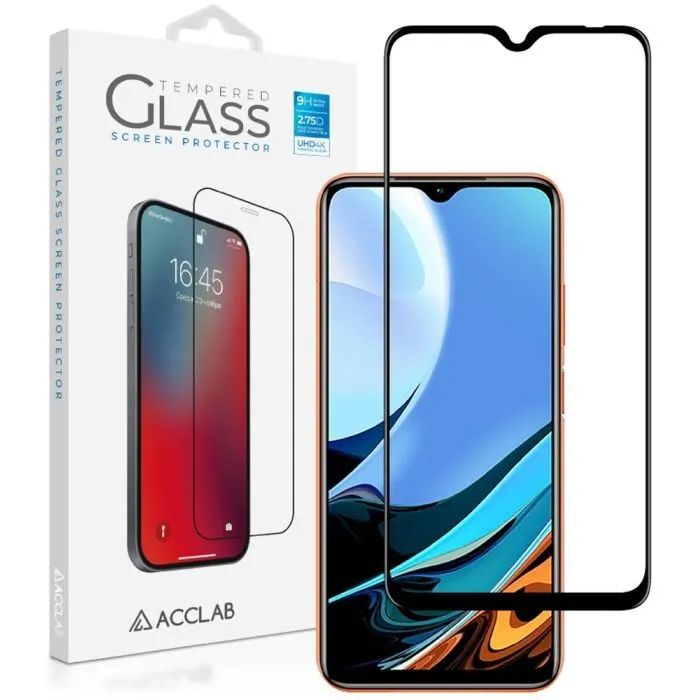 Скло захисне ACCLAB Full Glue Xiaomi Redmi 9T Black (1283126510564) зображення 2