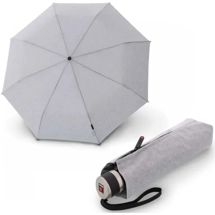 Зонт Knirps Chrome Matt Manual Melange Grey механічна, складана (Kn95-8041-4118) изображение 2