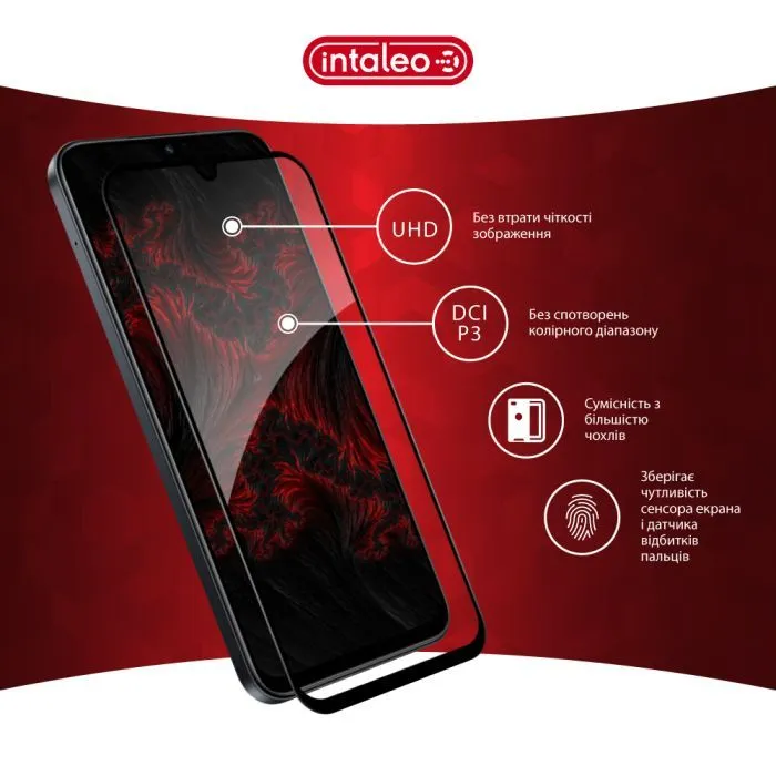 Скло захисне Intaleo Full Glue ESD Xiaomi Redmi 15C 4G Black (1283126625824) зображення 4
