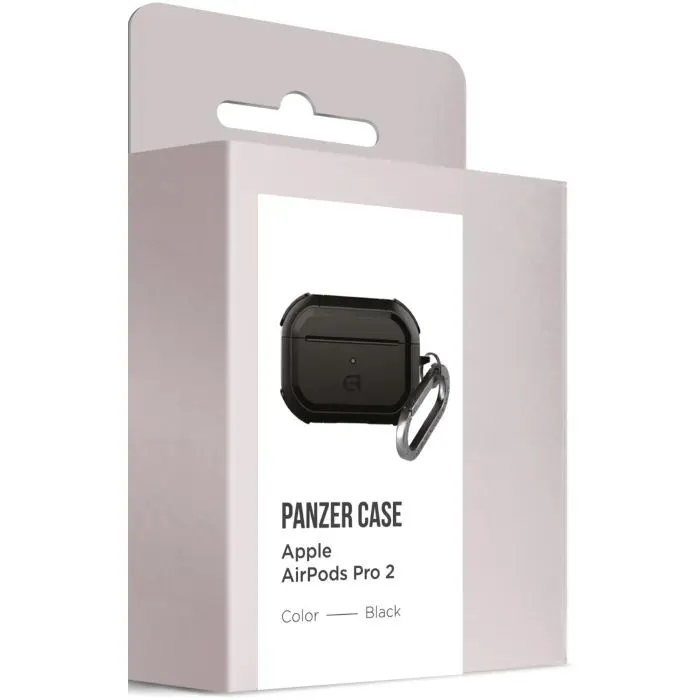 Чехол для наушников Armorstandart Panzer For Apple Airpods Pro 2 Black (ARM82750) изображение 2