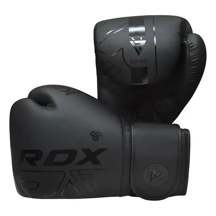 Боксерські рукавички RDX F6 Kara Matte Black 8 унцій (BGR-F6MB-8OZ) зображення 3