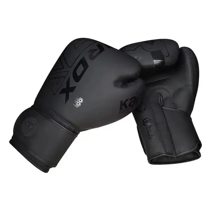 Боксерські рукавички RDX F6 Kara Matte Black 8 унцій (BGR-F6MB-8OZ) зображення 4