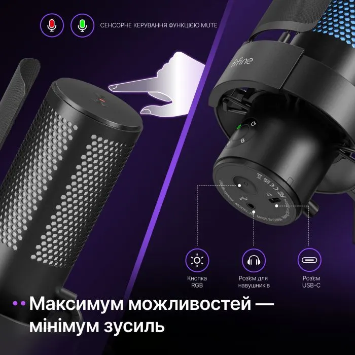 Мікрофон Fifine A9S зображення 11