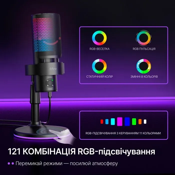 Мікрофон Fifine A9S зображення 13