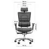 Офісне крісло GT Racer X-801A Dark Gray (X-801A Dark Gray (W10-1)) зображення 8