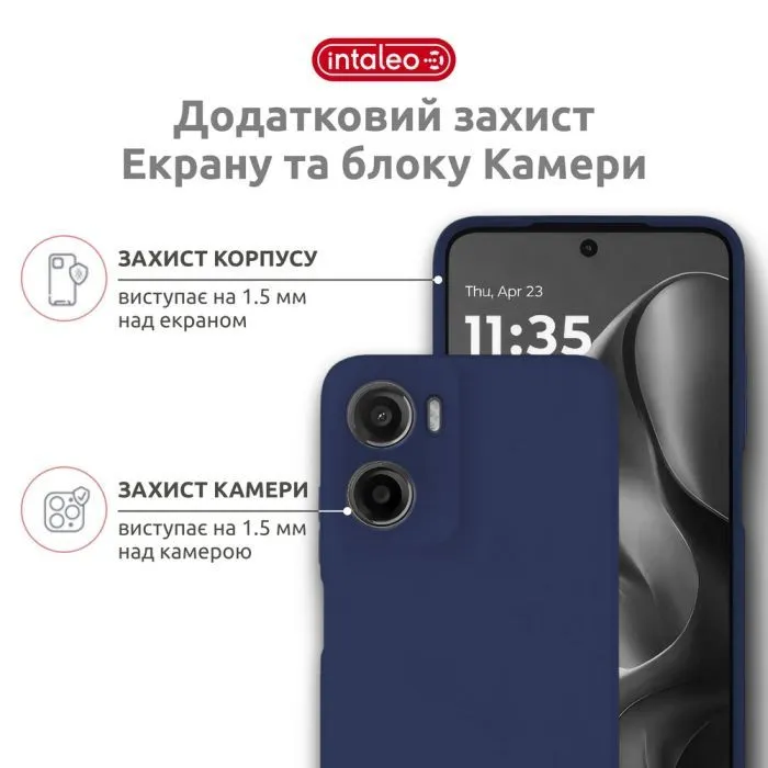 Чохол до мобільного телефона Intaleo SoftShell Moto G05 Blue (1283126632280) зображення 3