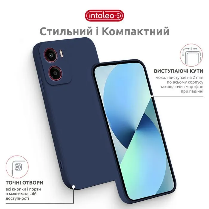 Чохол до мобільного телефона Intaleo SoftShell Moto G05 Blue (1283126632280) зображення 4