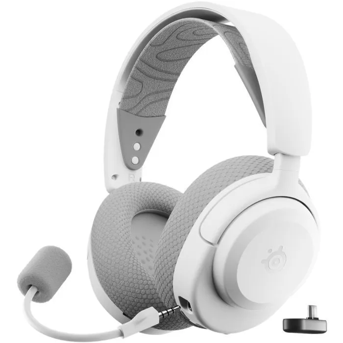 Навушники SteelSeries Arctis Nova 3 Wireless for PC White (61776)