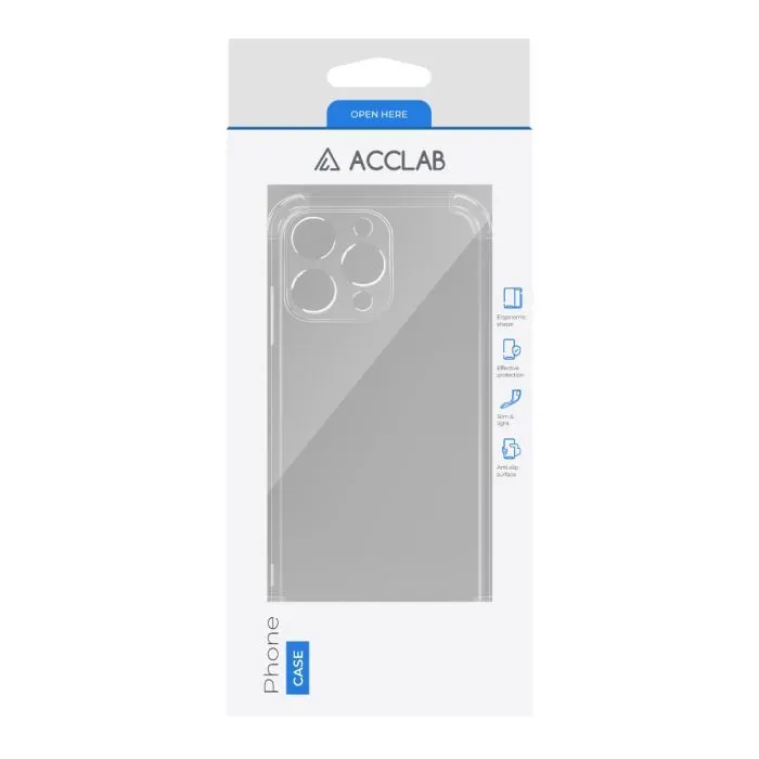 Чохол до мобільного телефона ACCLAB ShockProof Apple iPhone 15 Pro Max Transparent (1283126587900) зображення 2