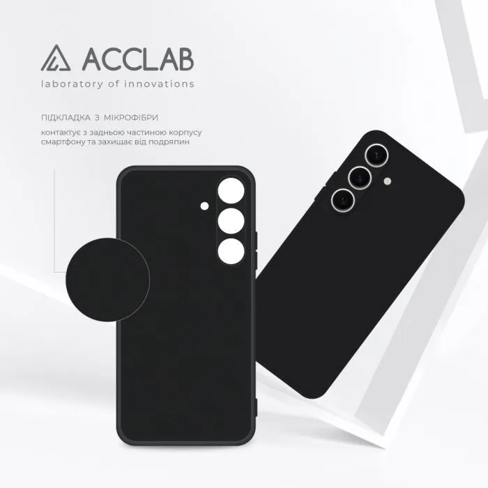 Чохол до мобільного телефона ACCLAB SoftShell Samsung Galaxy S24 Black (1283126590375) зображення 5