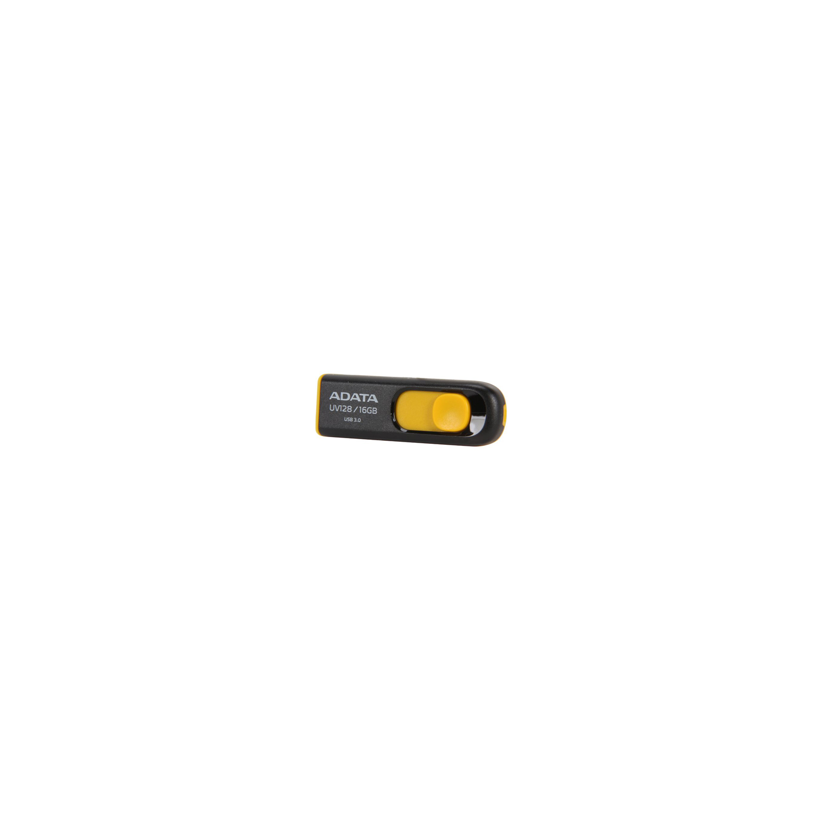 USB флеш накопичувач ADATA 16Gb UV128 black-yellow USB 3.0 (AUV128-16G-RBY)
