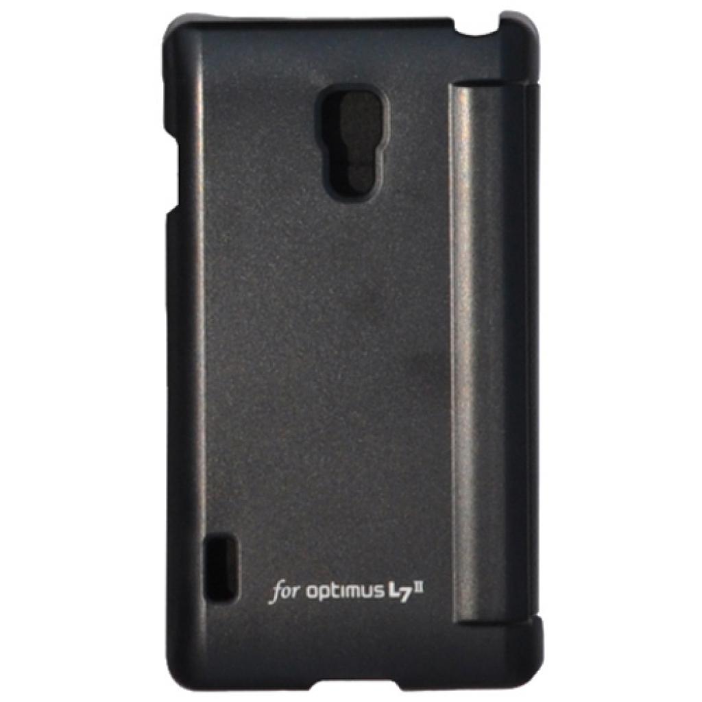Чохол до мобільного телефона Voia для LG P713 Optimus L7II /Flip/Black (6068240)