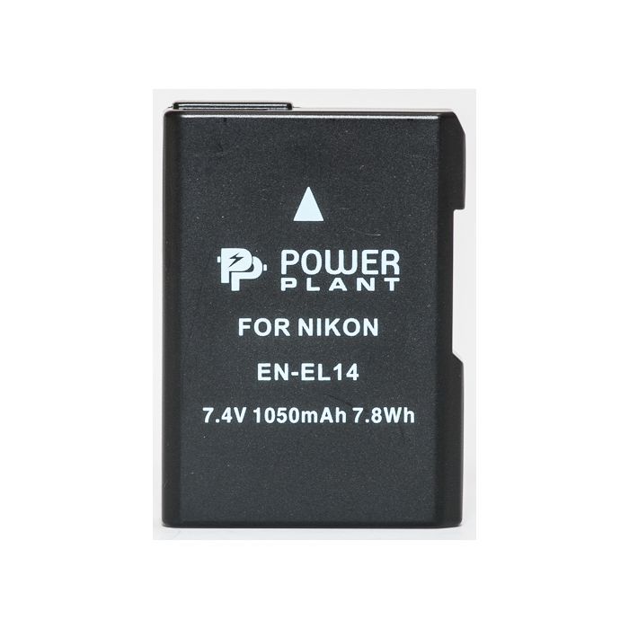 Акумулятор до фото/відео PowerPlant Nikon EN-EL14 Chip (D3100, D3200, D5100) (DV00DV1290)