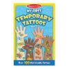 Набір для творчості Melissa&Doug Мои первые временные татуировки, 100 шт., голубые (MD2947)