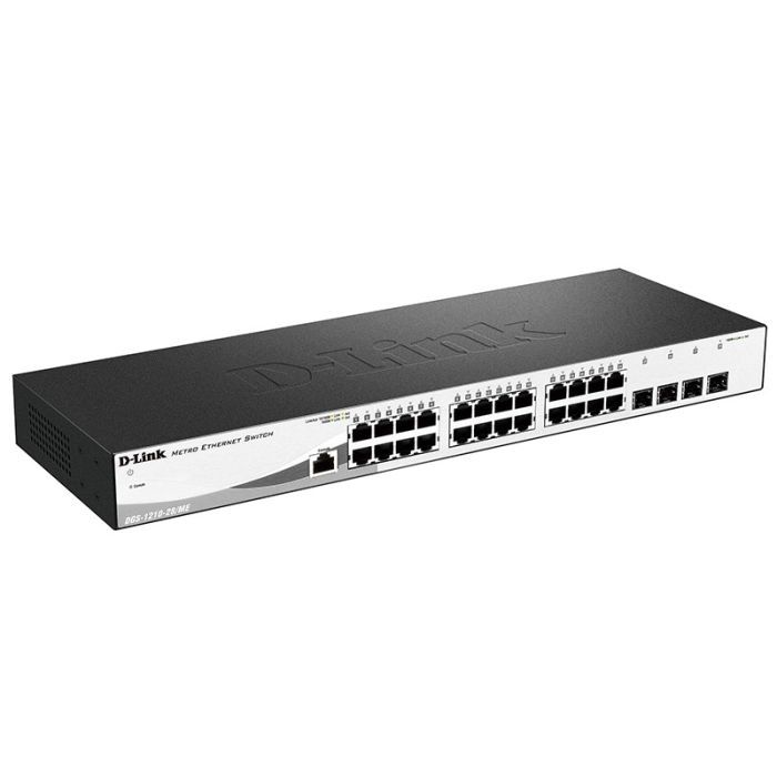 Комутатор мережевий D-Link DGS-1210-28/ME зображення 3
