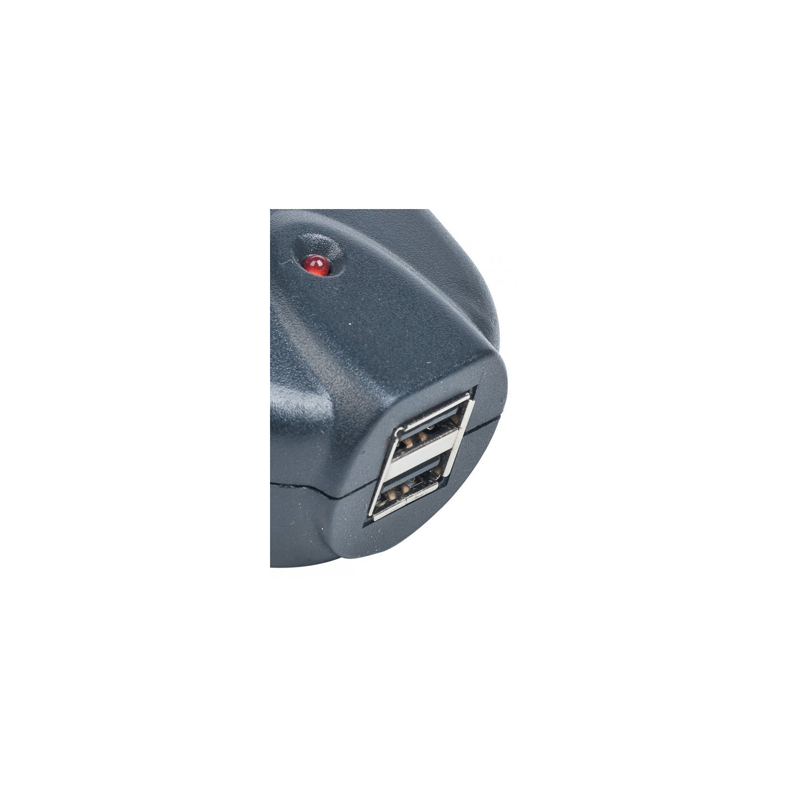 Сетевой фильтр питания EnerGenie Single AC socket Surge protected USB charger, black (SPG1-U) изображение 2