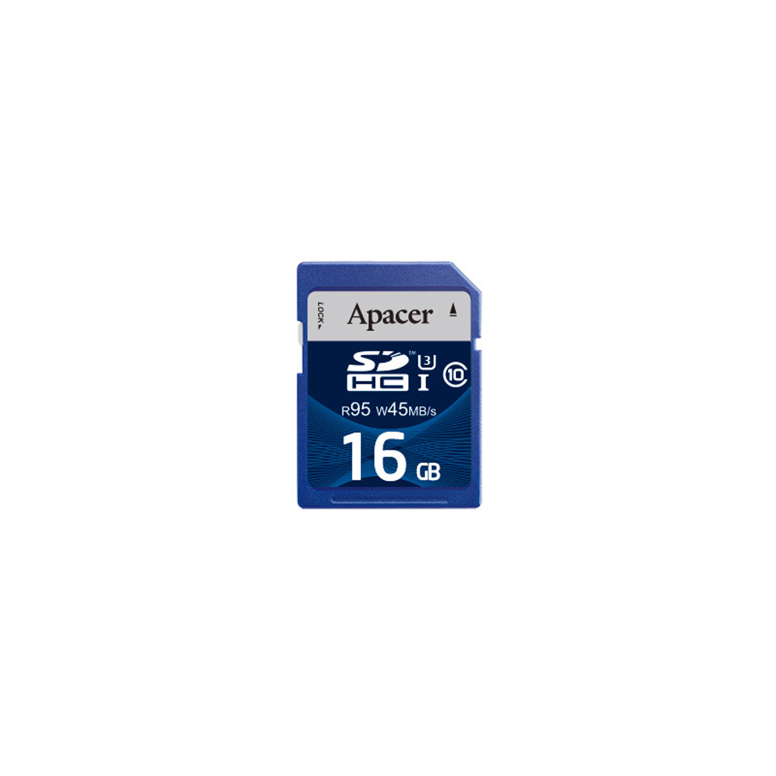 Карта памяти Apacer 16GB SDHC UHS-I U3 Class10 RP (AP16GSDHC10U3-R)