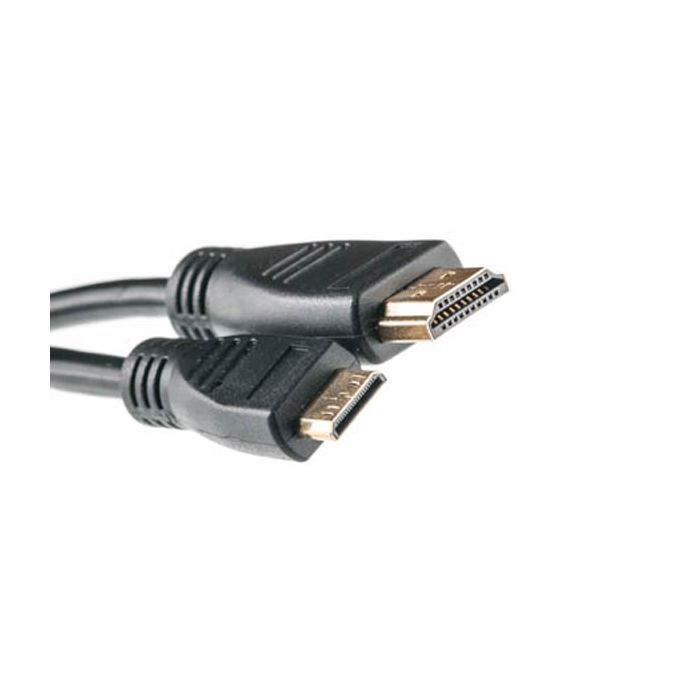Кабель мультимедийный HDMI A to HDMI C (mini), 0.5m PowerPlant (KD00AS1192)