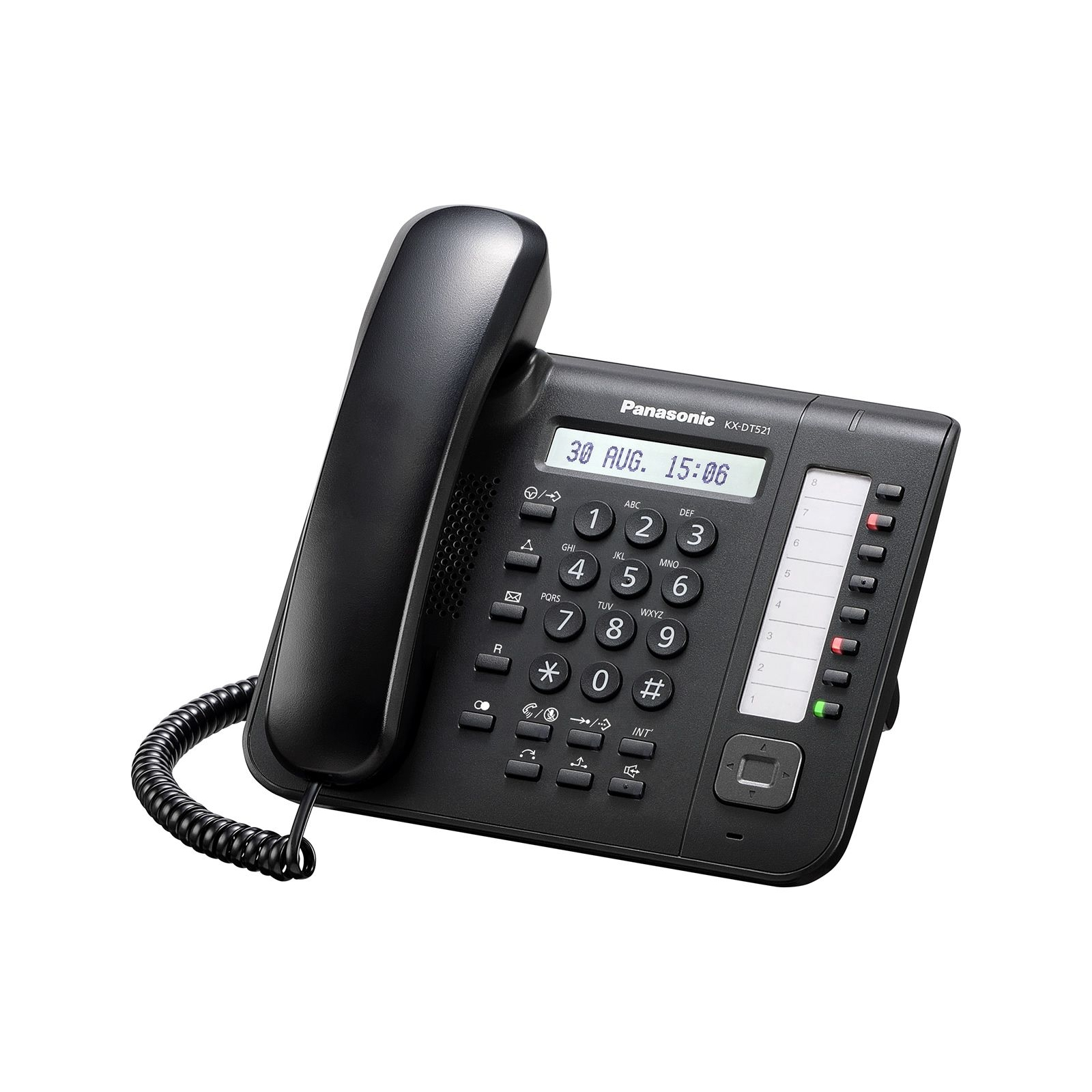 Телефон Panasonic KX-DT521RU Black (KX-DT521RU-B) зображення 2