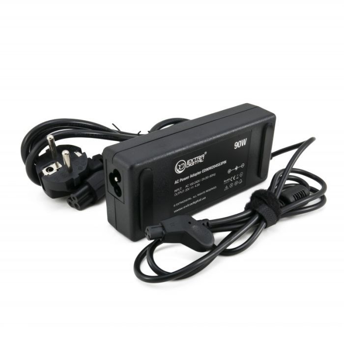 Блок питания к ноутбуку Extradigital Dell 20V, 4.5A, 90W (3pins) (PSD3837) изображение 3