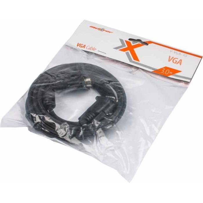 Кабель мультимедийный VGA 1.8m Maxxter (V-VGA-6) изображение 2