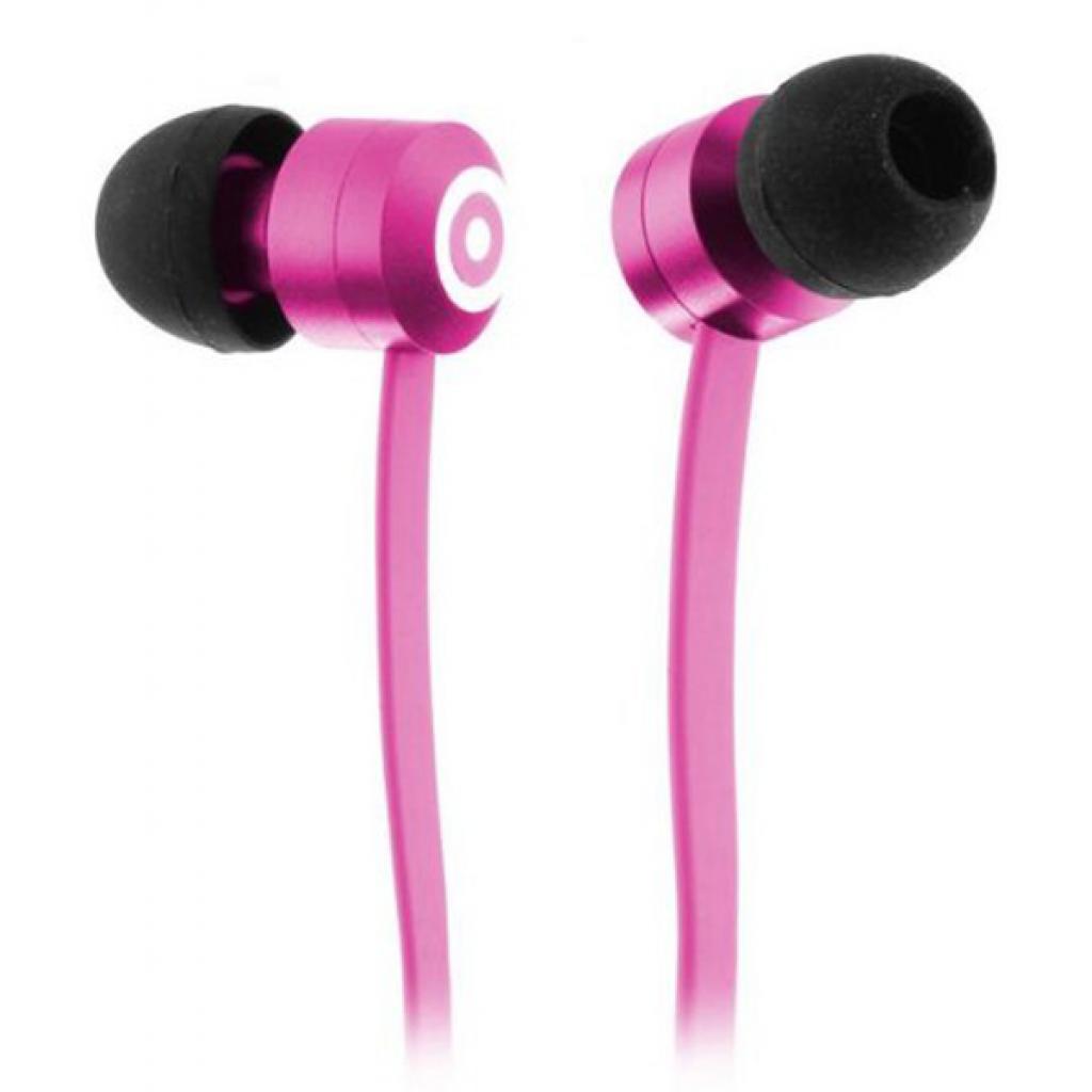 Наушники KitSound KS Ribbons In-Ear Earphones with Mic Pink (KSRIBPI)