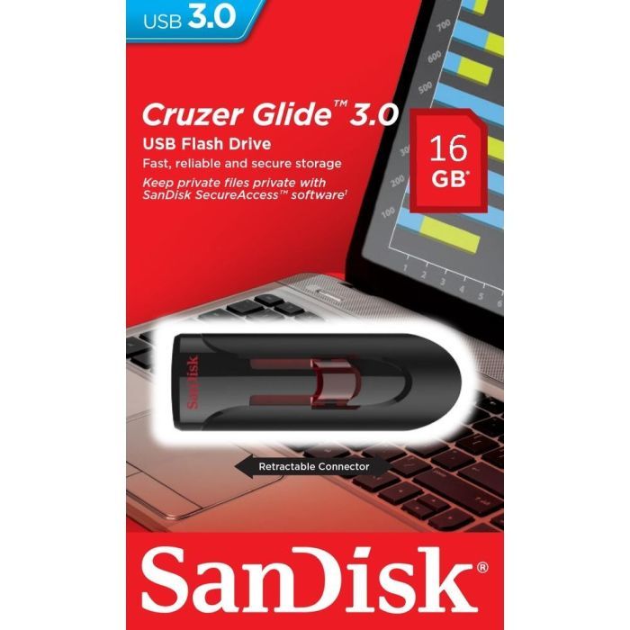 USB флеш накопичувач SanDisk 16GB Glide USB 3.0 (SDCZ600-016G-G35) зображення 6