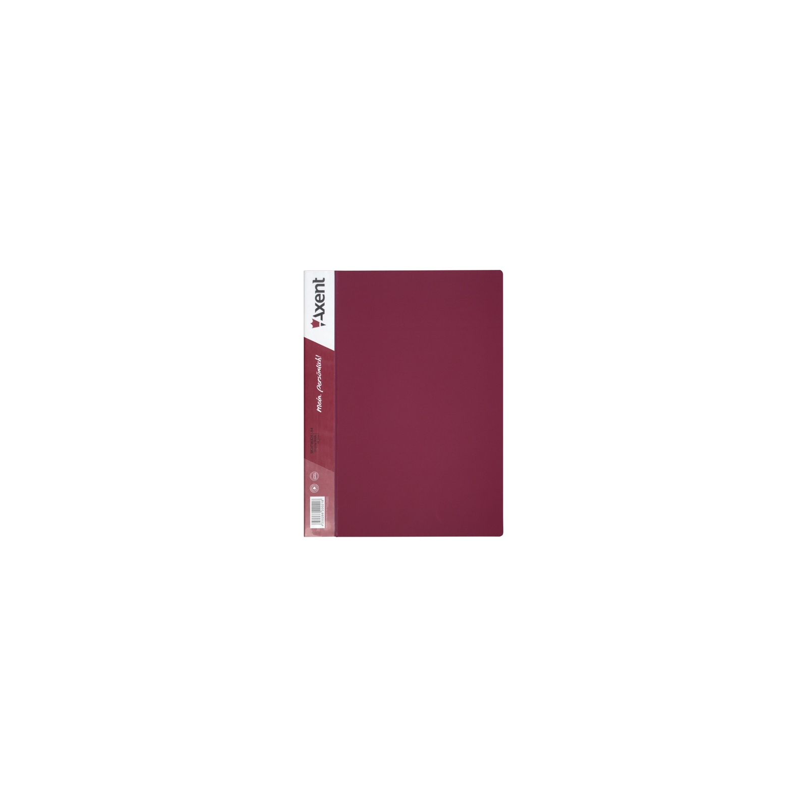 Папка с файлами Axent 10 sheet protectors, burgundy (1010-04-А)