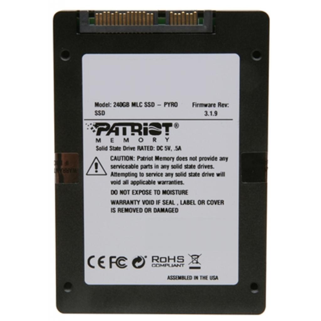 Накопичувач SSD 2.5" 240GB Patriot (PP240GS25SSDR) зображення 5
