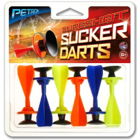 Игрушечное оружие Petron SuperShot Дротики с присоской 6 шт (162/7)