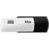 USB флеш накопитель Goodram 64GB UCO2 Colour Black&White USB 2.0 (UCO2-0640KWR11)