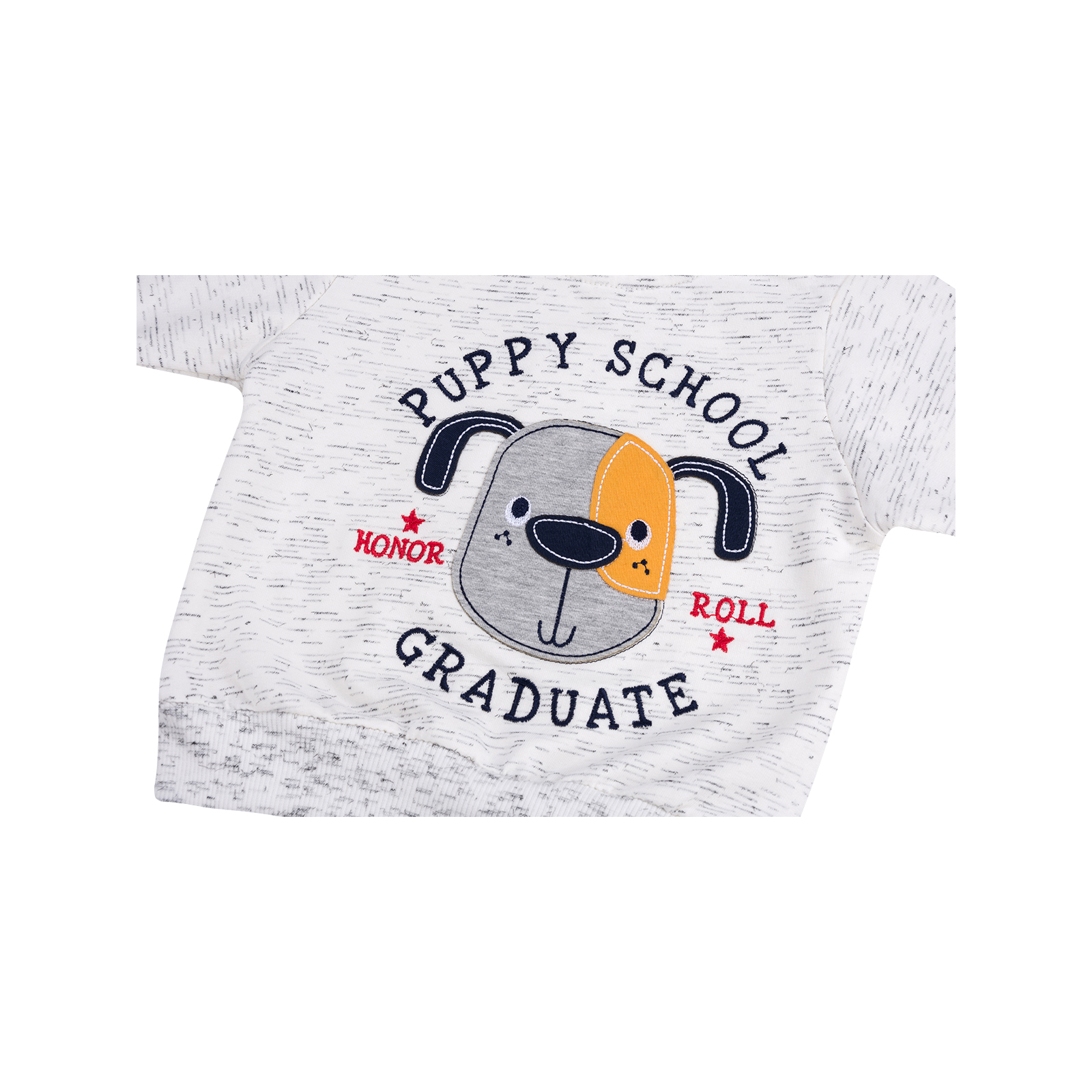 Набір дитячого одягу E&H із собачкою "PUPPY SCHOOL" (8653-86B-beige) зображення 6