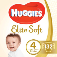 Подгузники Huggies Elite Soft 4 (8-14 кг) 132 шт (5029054566220)