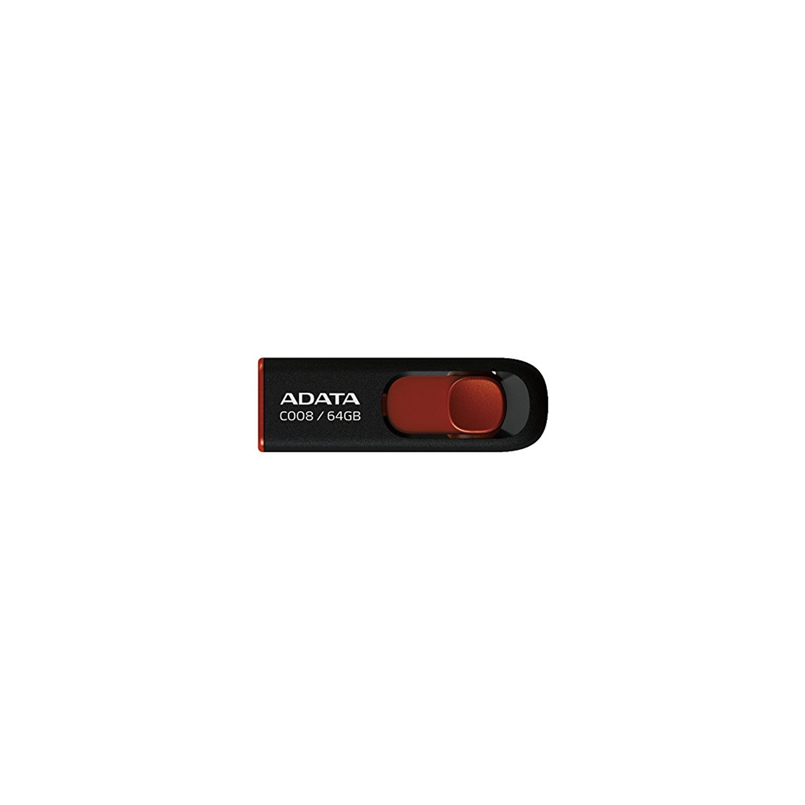 USB флеш накопитель ADATA 16Gb C008 Black/Red USB 2.0 (AC008-16G-RKD)