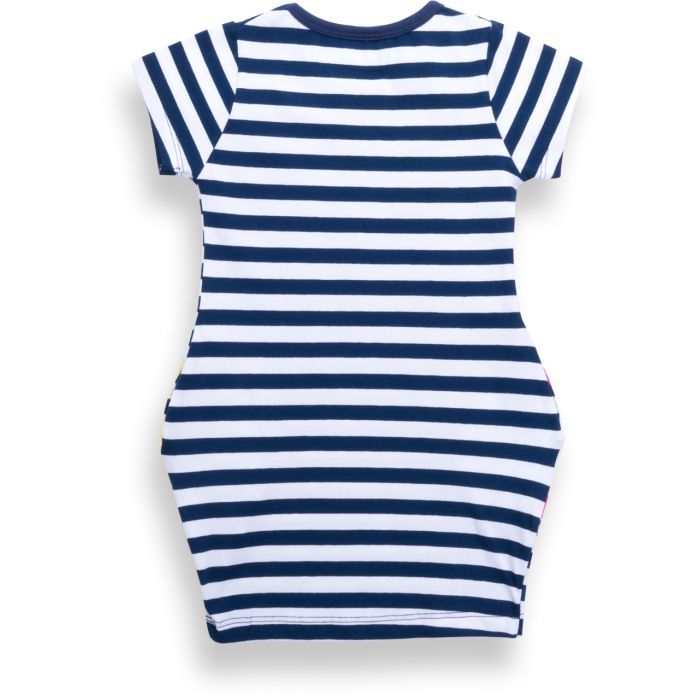 Платье детское Breeze в полоску с кармашками (8992-92G-blue) изображение 2