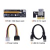 Райзер Dynamode PCI-E x1 to 16x 60cm USB 3.0 Cable SATA to 4Pin IDE Molex Po (RX-riser-006) зображення 4
