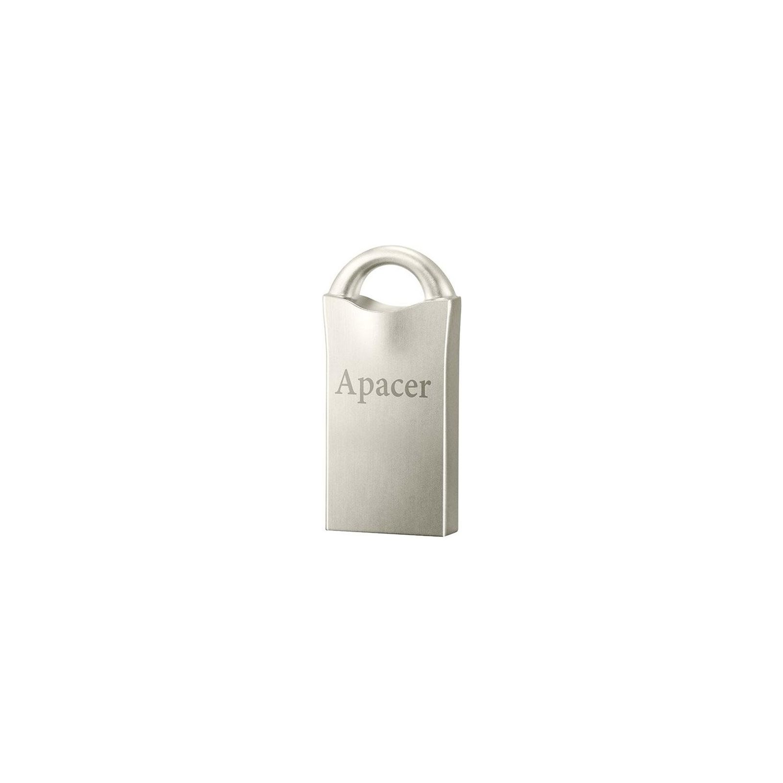 USB флеш накопитель Apacer 32GB AH117 Silver USB 2.0 (AP32GAH117S-1) изображение 2