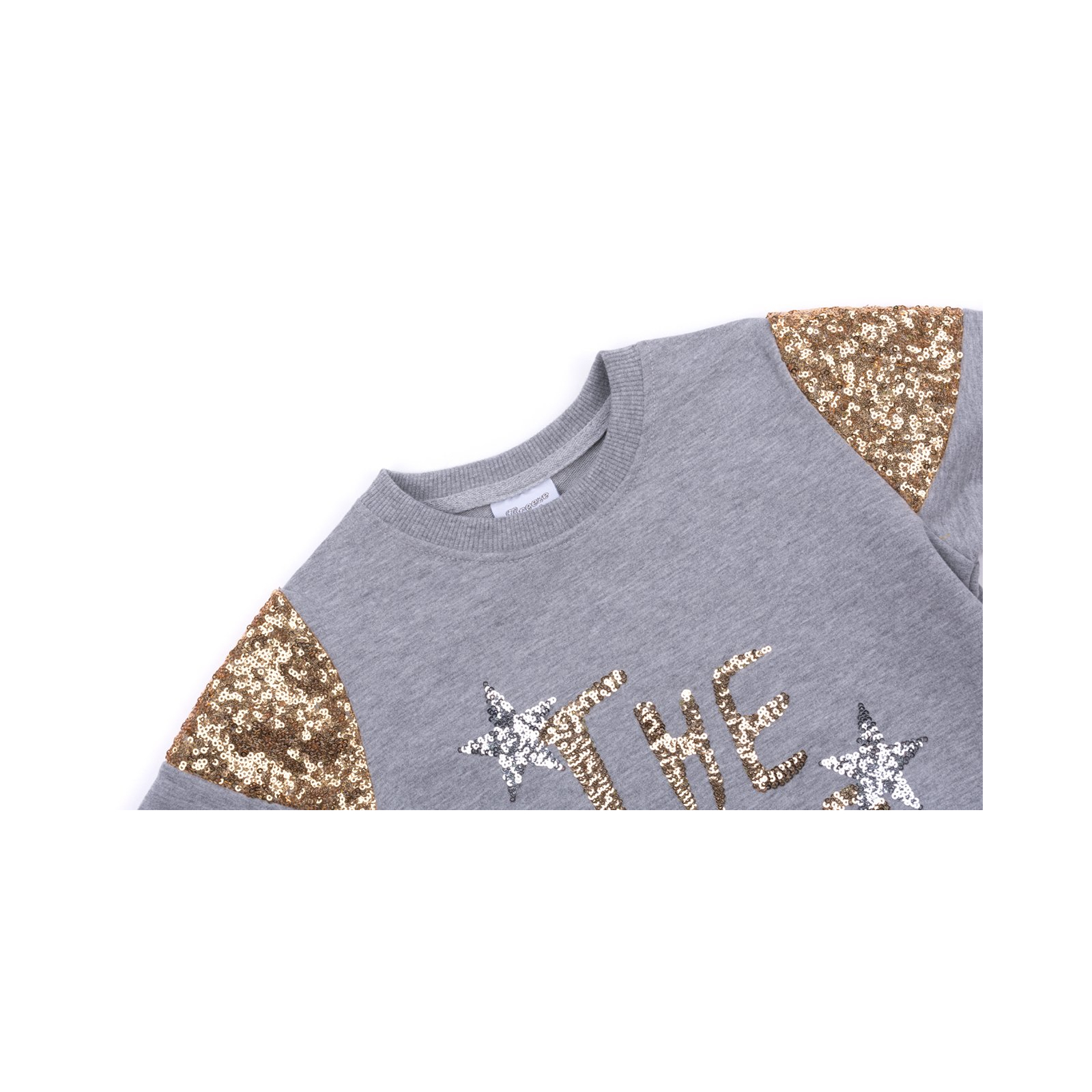 Набор детской одежды Breeze "The star" с пайетками (9679-128G-gray) изображение 7