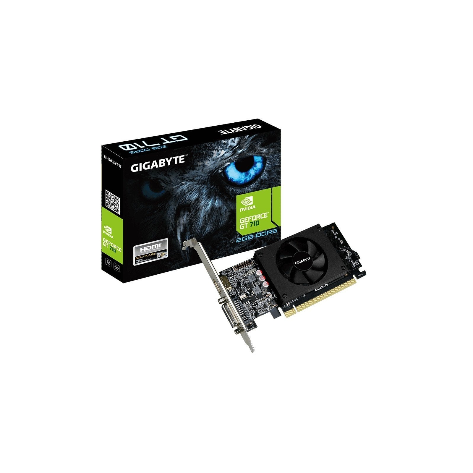 Відеокарта GeForce GT710 2048Mb GIGABYTE (GV-N710D5-2GL) зображення 2