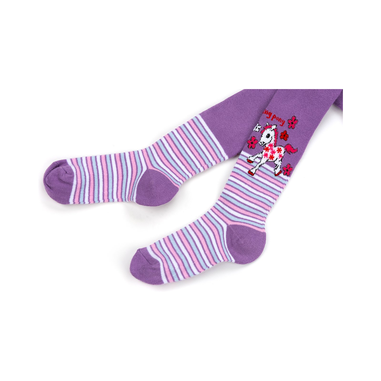 Колготки UCS Socks с пони (M0C0301-0860-98G-white) изображение 2