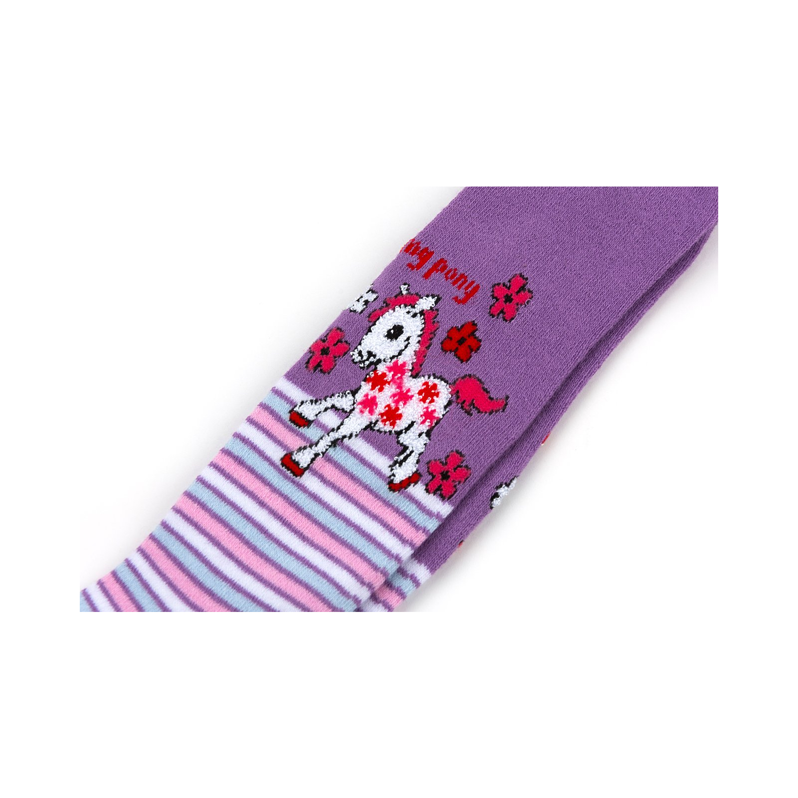 Колготки UCS Socks с пони (M0C0301-0860-98G-purple) изображение 3