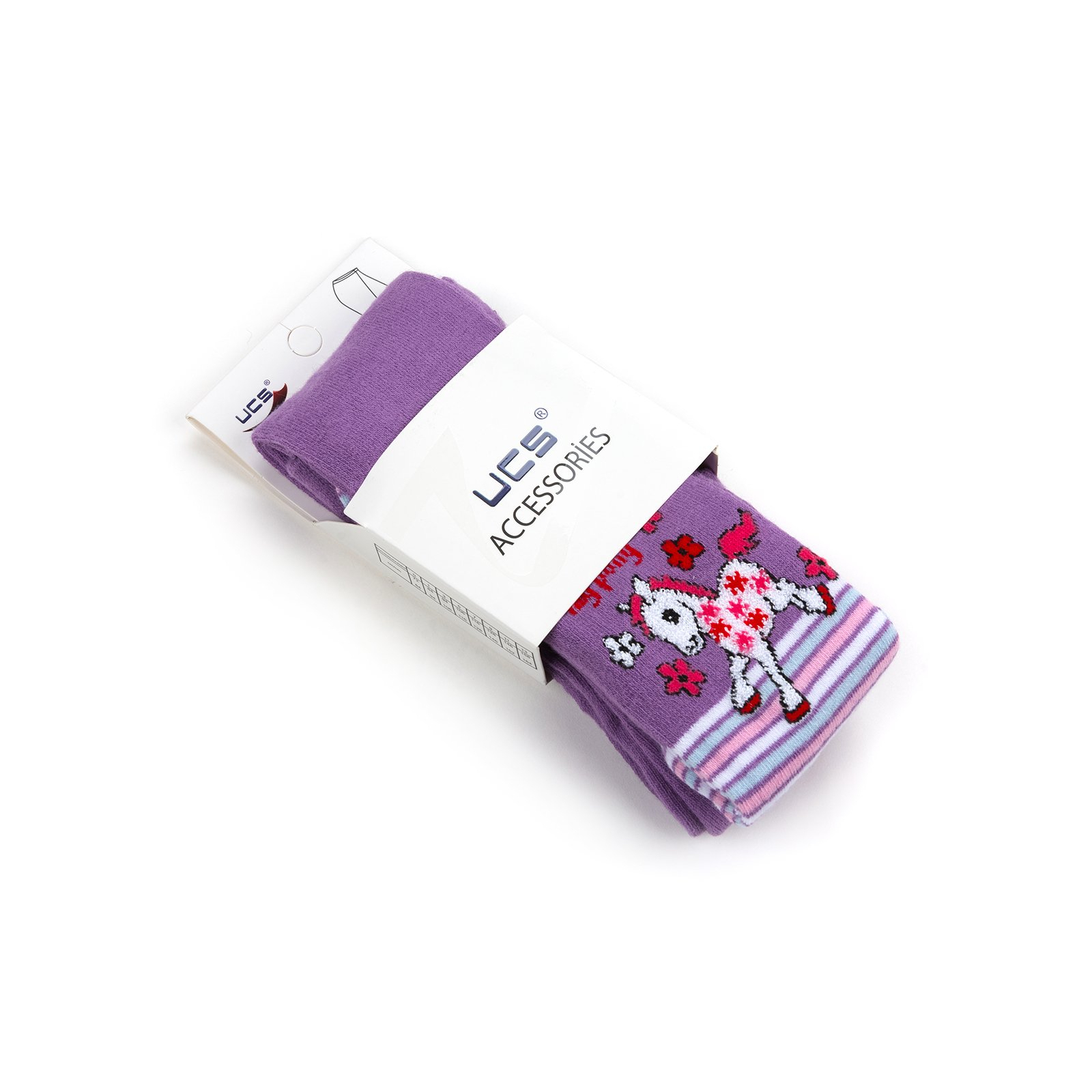 Колготки UCS Socks с пони (M0C0301-0860-98G-purple) изображение 4