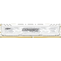 Модуль памяти для компьютера DDR4 8GB 2666 Mhz Ballistix Sport LT White Micron (BLS8G4D26BFSC)
