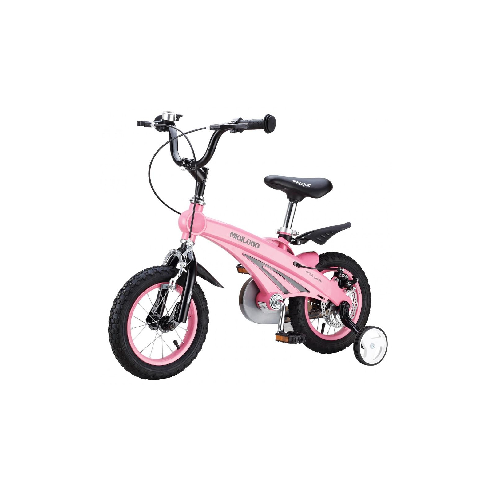 Детский велосипед Miqilong SD Розовый 12` (MQL-SD12-Pink)