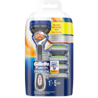 Набор для бритья Gillette Fusion Proglide + сменные картриджи 5 шт (7702018412112)