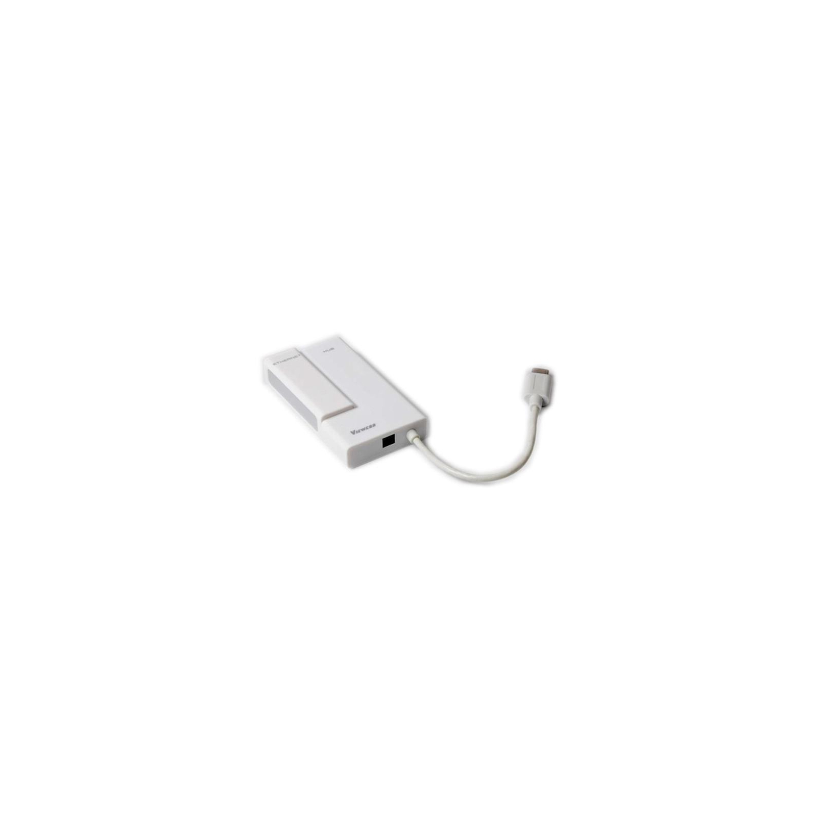 Перехідник Type-C to Ethernet&USB Viewcon (VC 450 W (White)) зображення 3