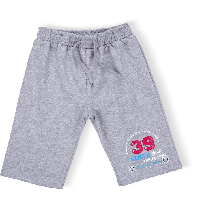 Шорты детские Breeze трикотажные с карманами (10755-134B-gray)
