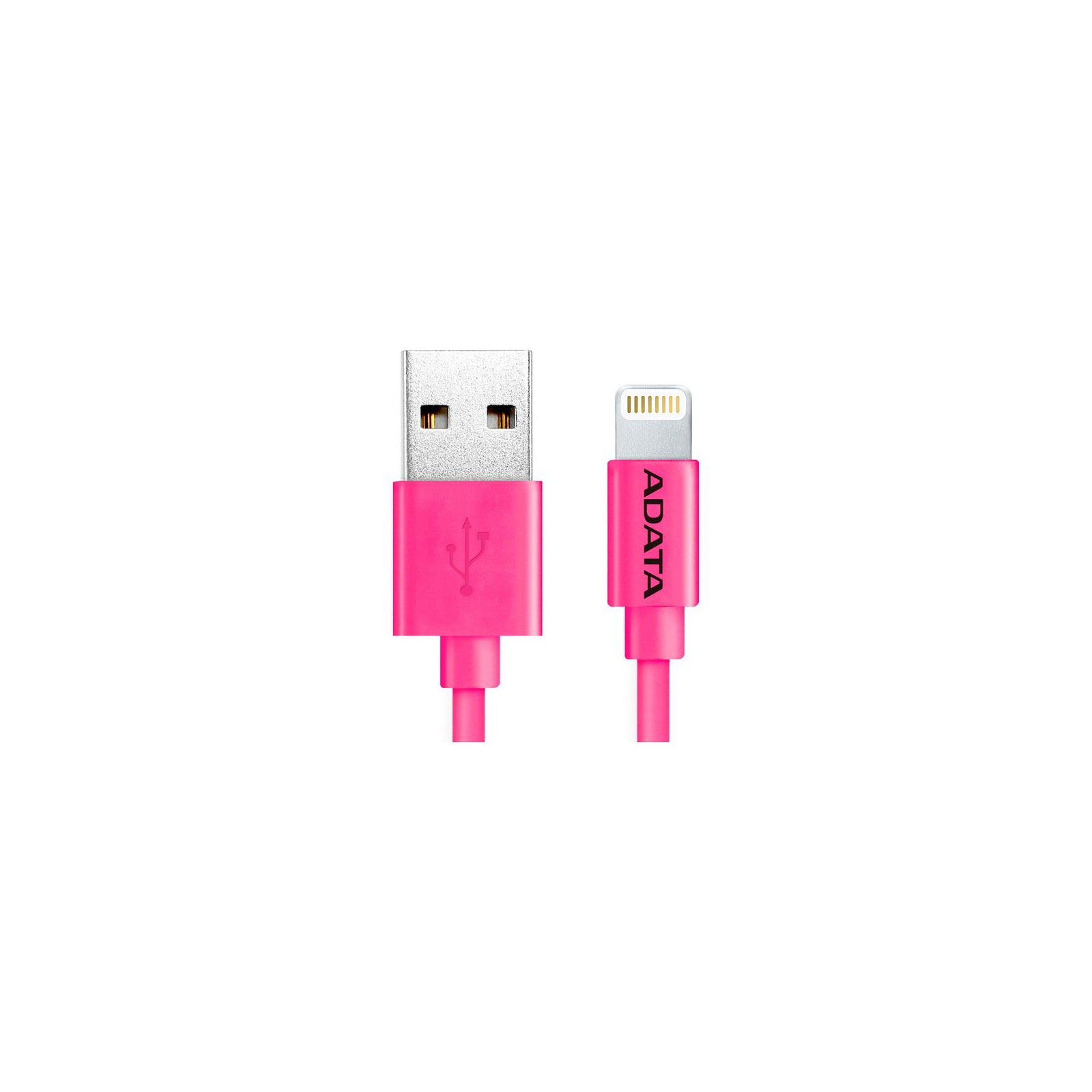 Дата кабель USB 2.0 AM to Lightning 1.0m MFI Pink ADATA (AMFIPL-100CM-CPK) зображення 2