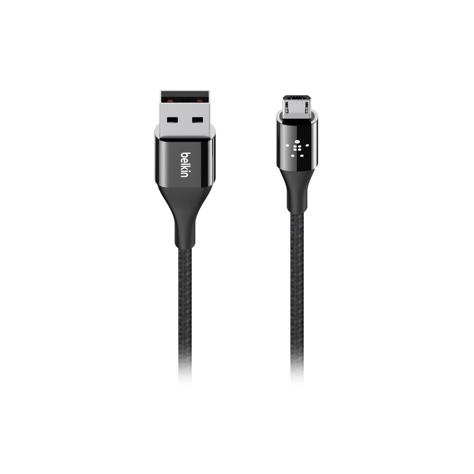 Дата кабель USB 2.0 AM to Micro 5P 1.2m MIXIT DuraTek black Belkin (F2CU051bt04-BLK) изображение 2