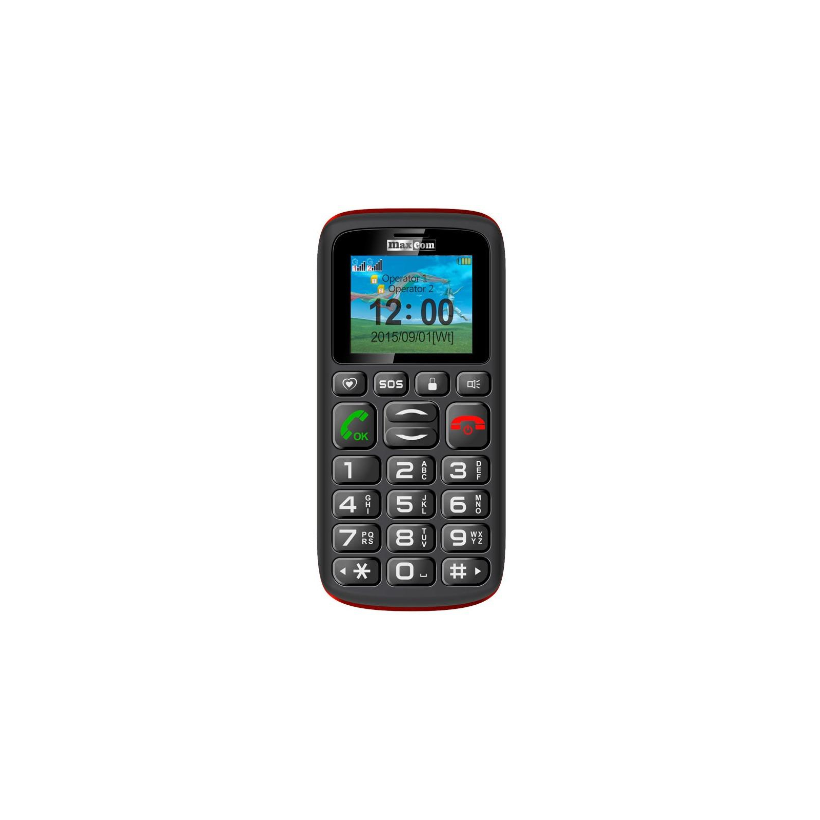 Мобильный телефон Maxcom MM428 Black (5908235973630)